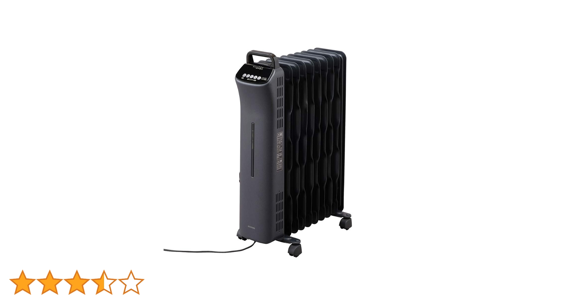 アイリスオーヤマ　ウェーブ型オイルヒーター KIWHD-1210M-B Amazon | アイリスオーヤマ ウェーブ型オイルヒーター マイコン